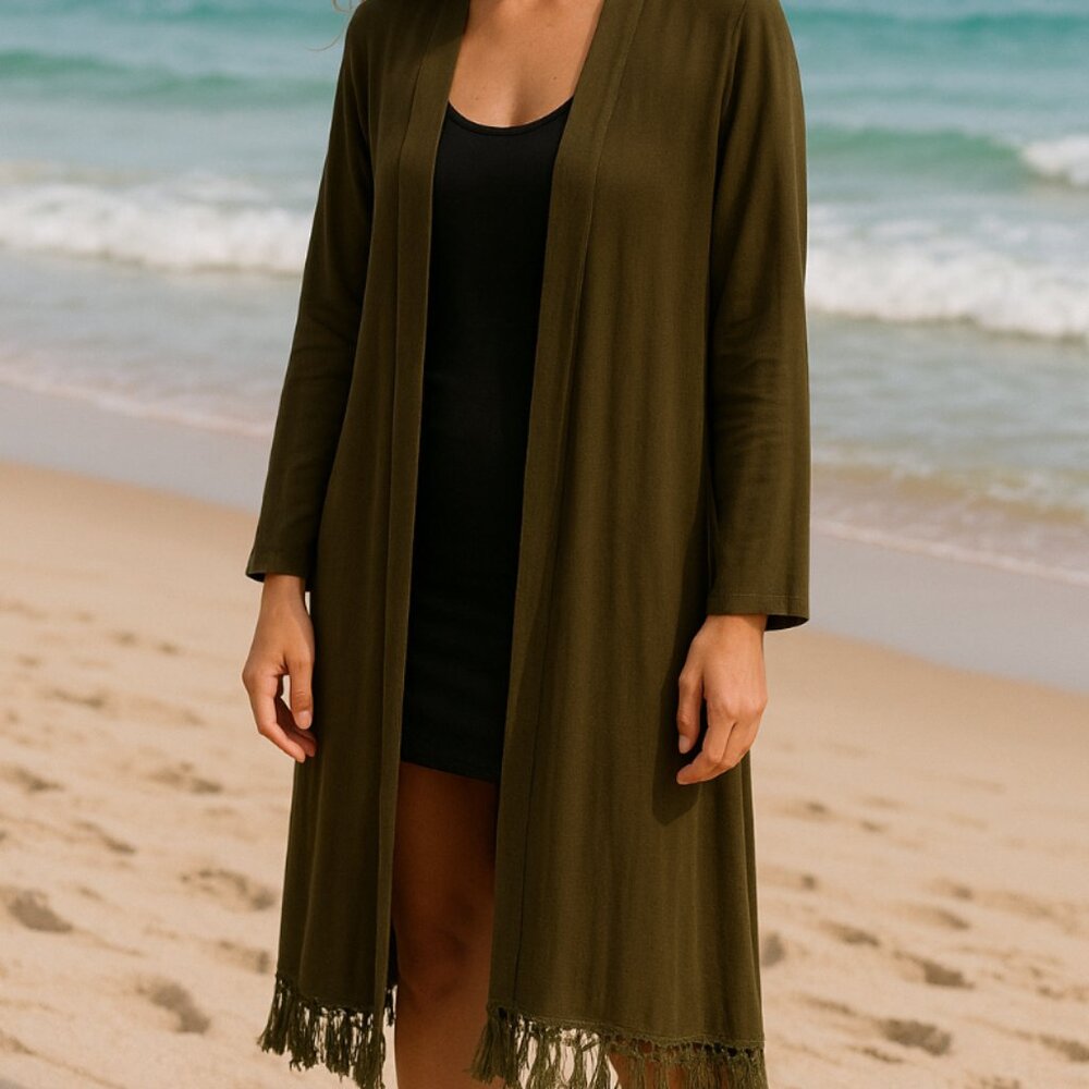 #326 POL OLIVE DUSTER